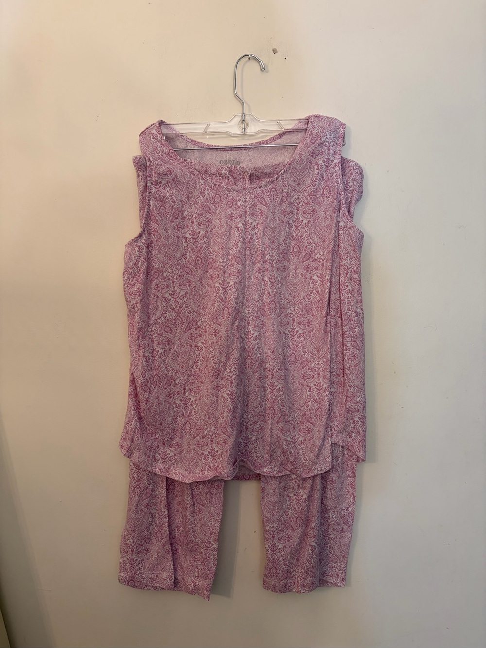 Country store paisley print pj set size xL